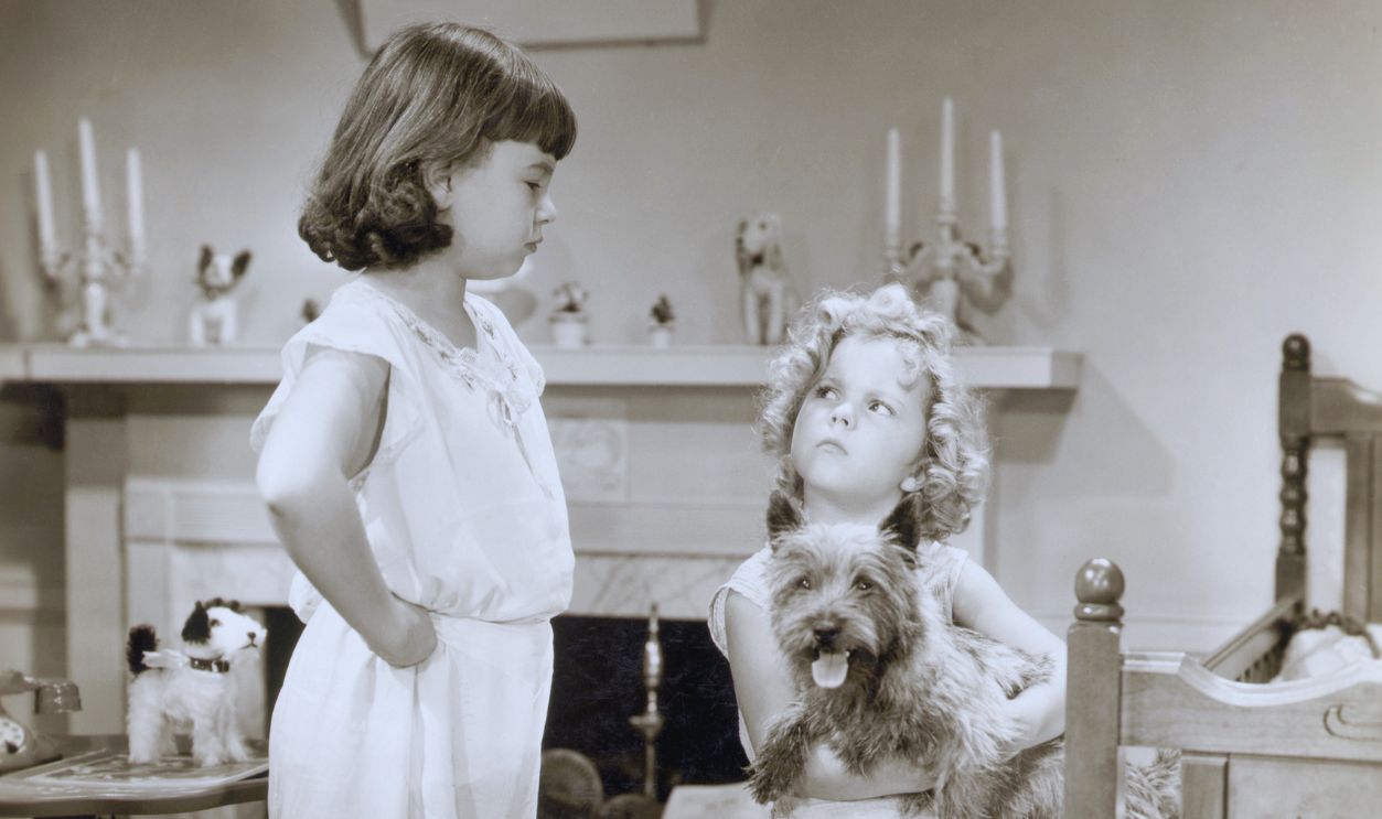 Gettyimages - 517208504, Jane Withers objects to Shirley Temple's(right) dog 