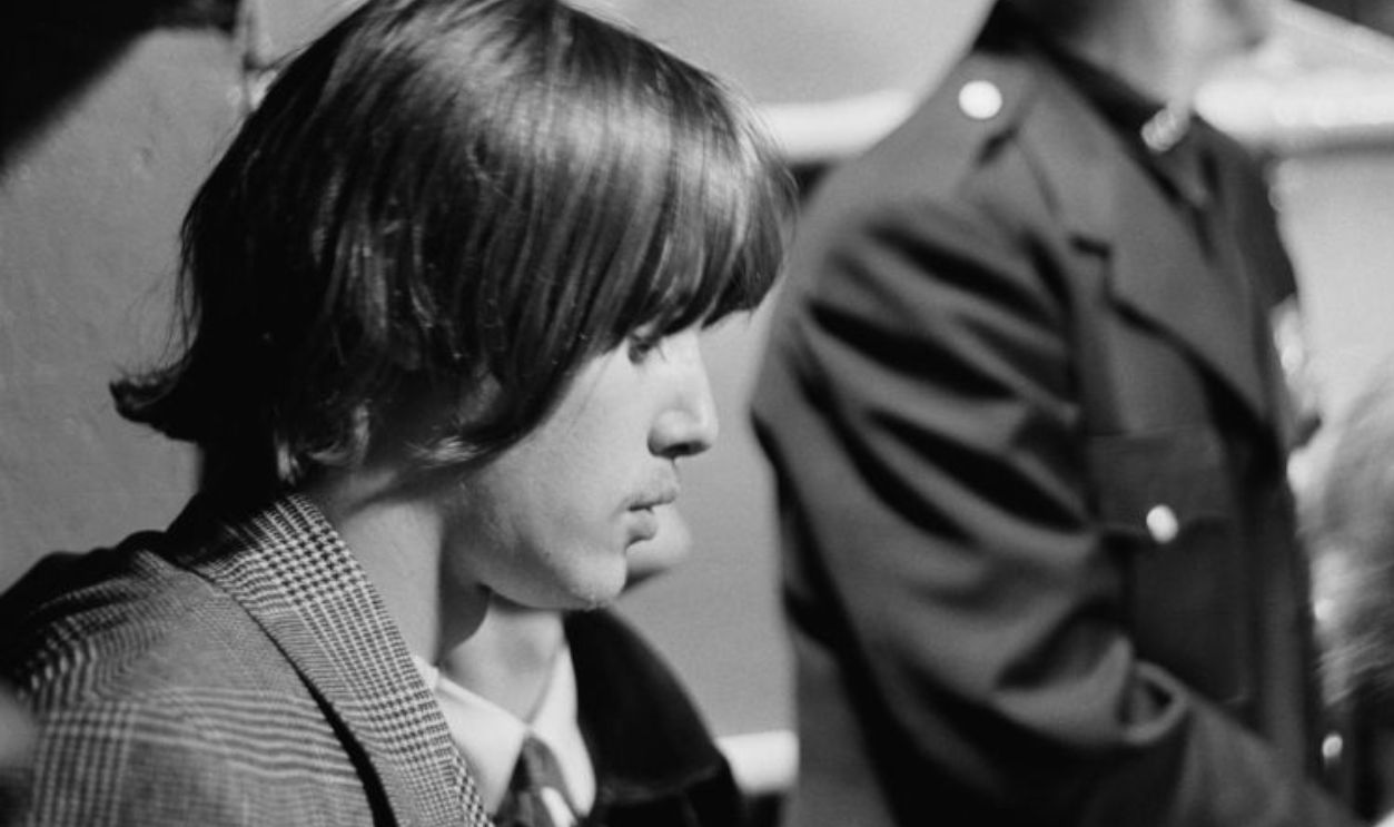 Michael Clarke (1946 - 1993, left), drummer of rock group The Byrds, backstage at Soundblast '66, a music concert at the Yankee Stadium in New York City, 10th June 1966. 