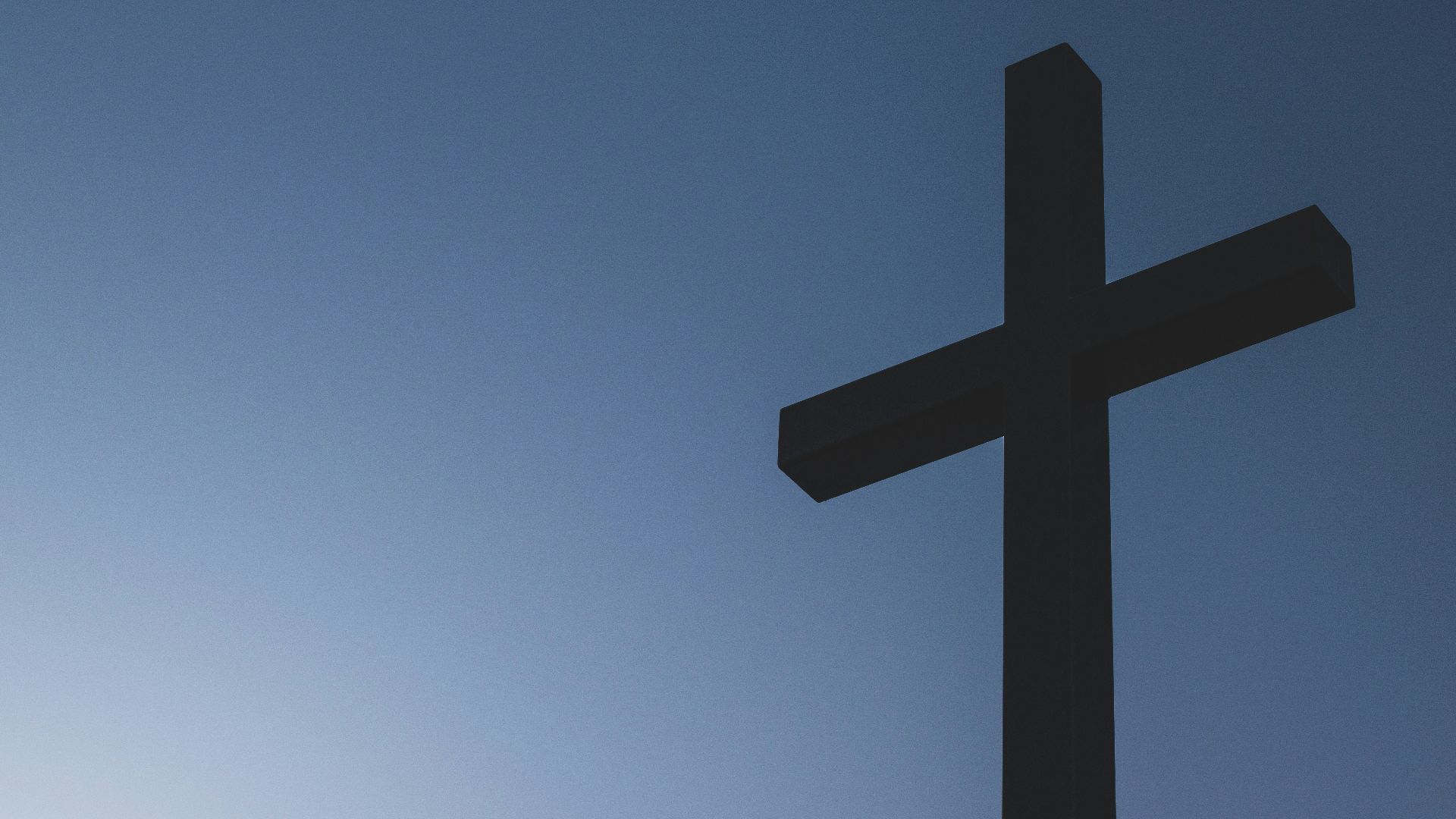 black cross statue