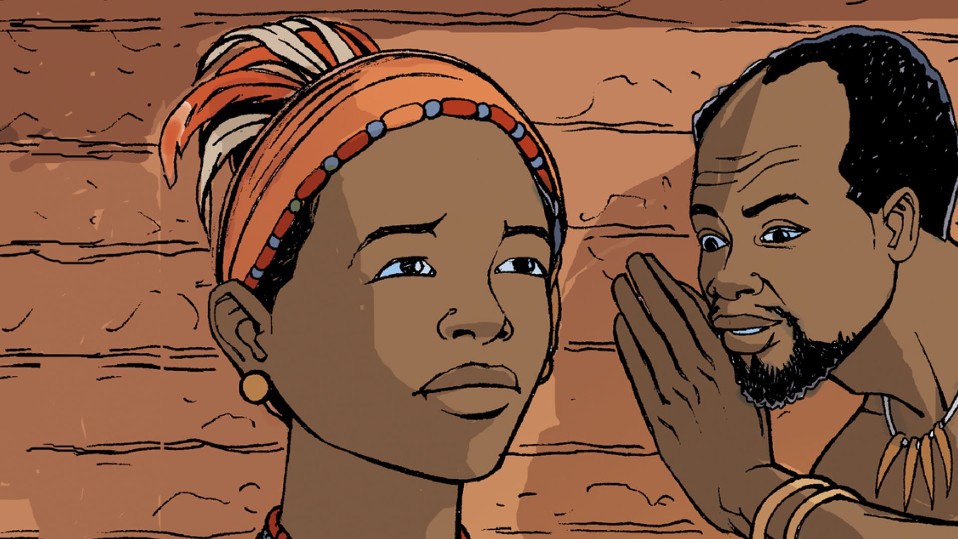 Taken from Nzinga Mbandi: Queen of Ndongo and Matamba from the UNESCO series on women in African history. Illustrations by Pat Masioni