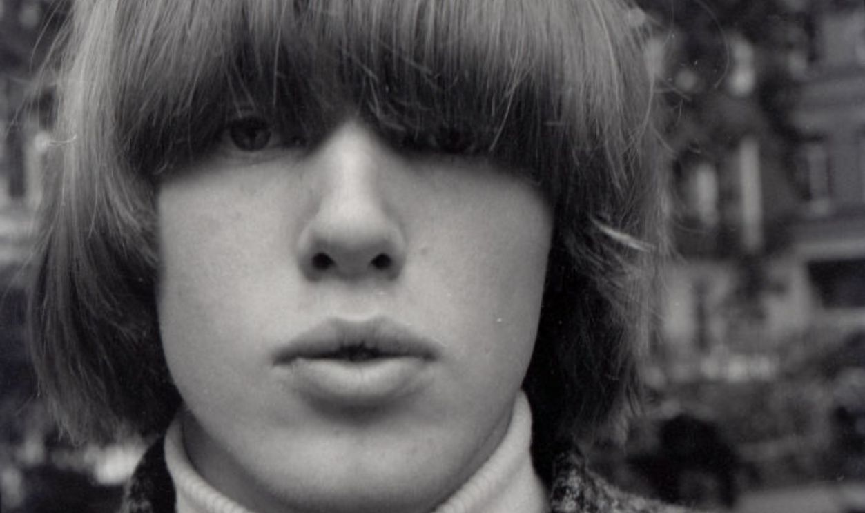 LONDON - AUGUST 6: (L-R) American musician and drummer for The Byrds Michael Clarke, in Soho Square for the band's performance on Ready Steady Go!, August 6, 1965, in London, United Kingdom.