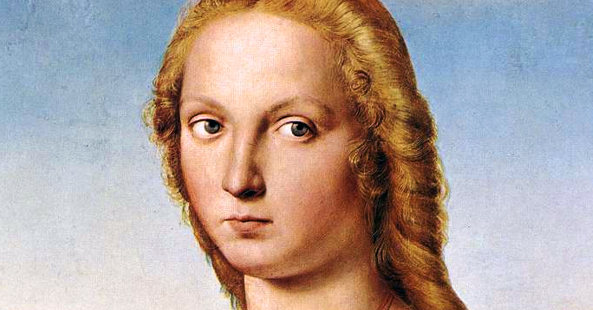 Raphael: Young Woman with Unicorn