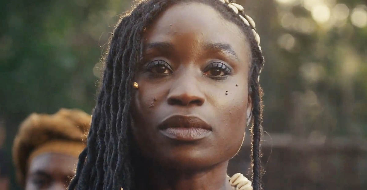 Screenshot from African Queens: Njinga, 2023, Netflix