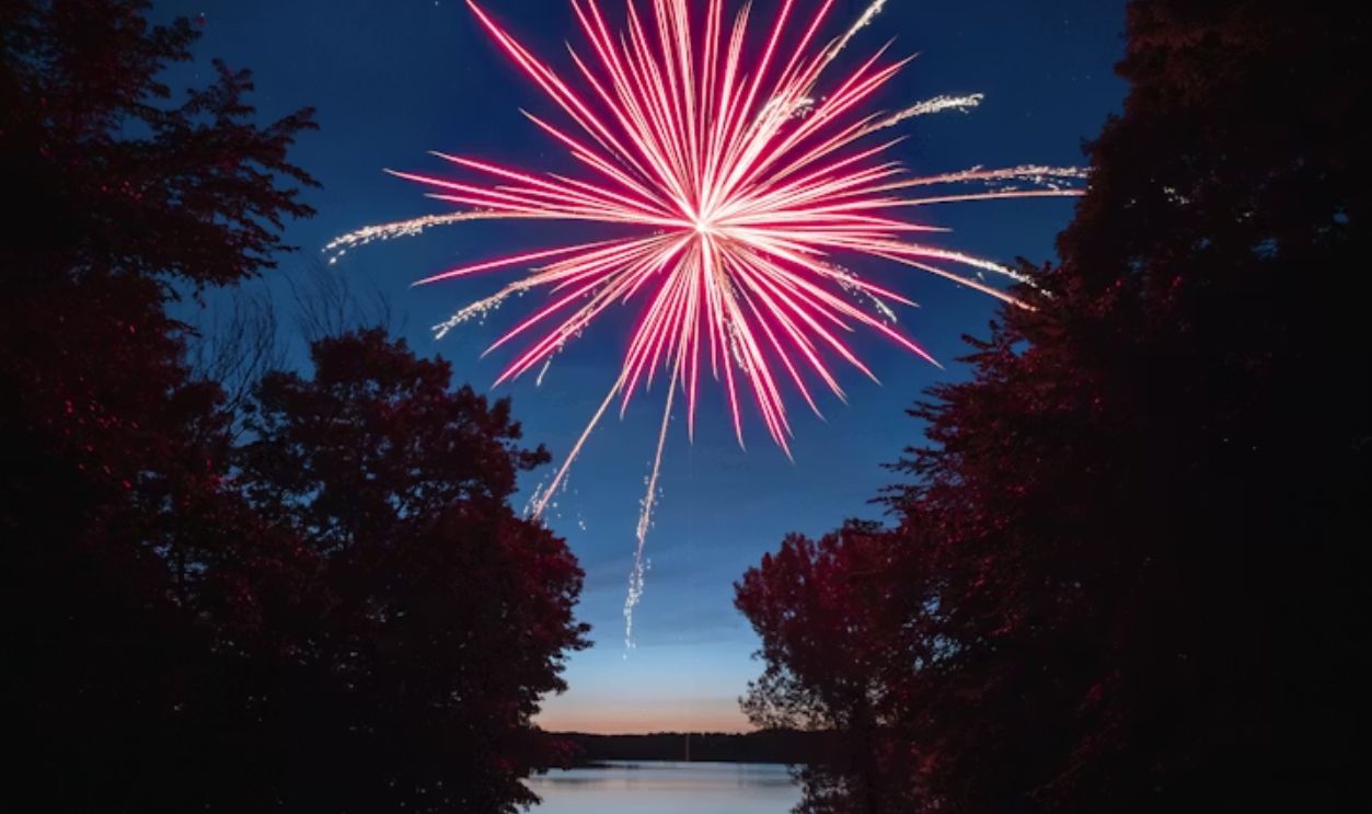 pink fireworks