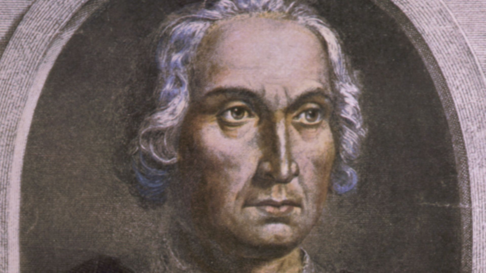 Christopher Columbus, head-and-shoulders portrait, facing slightly right.