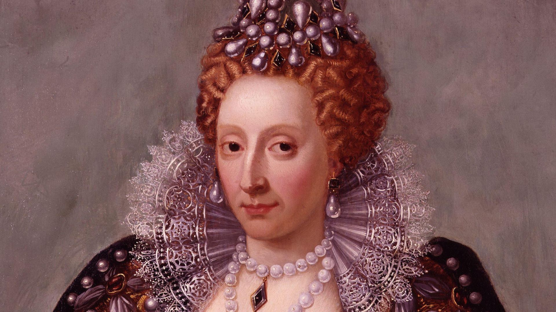 Queen Elizabeth I, by unknown artist. See source website for additional information.

This set of images was gathered by User:Dcoetzee from the National Portrait Gallery, London website using a special tool. All images in this batch are listed as