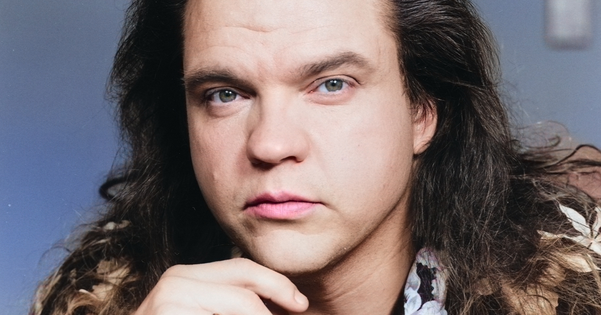 Portrait of singer Meat Loaf, 1987.