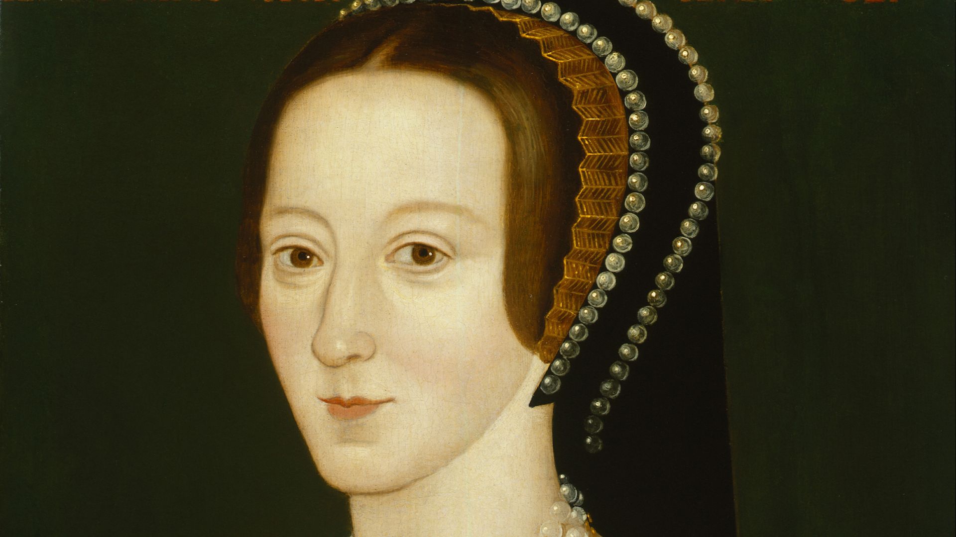 Portrait of Anne Boleyn, probably based on a contemporary portrait which no longer survives.