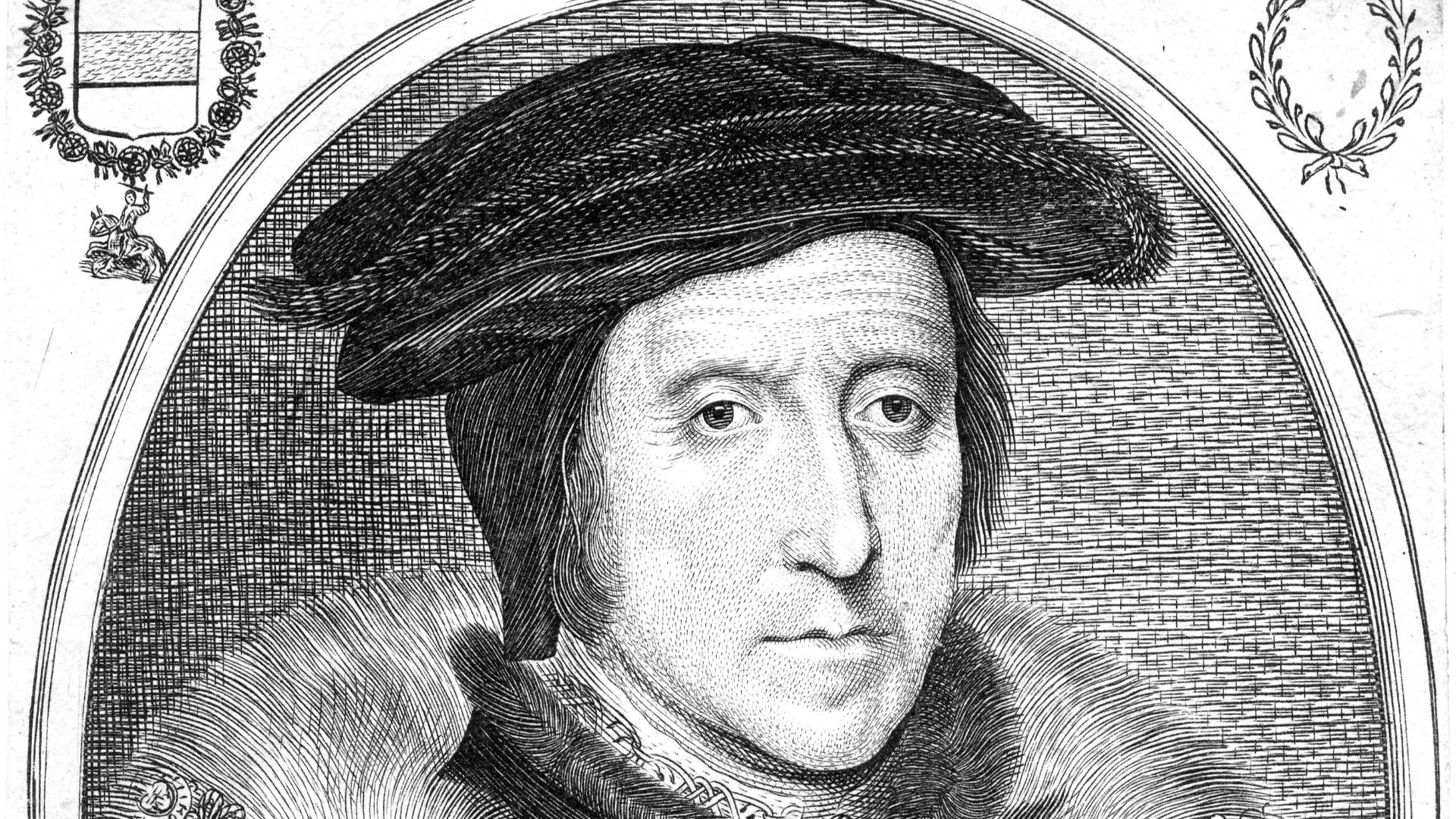 portrait gravé