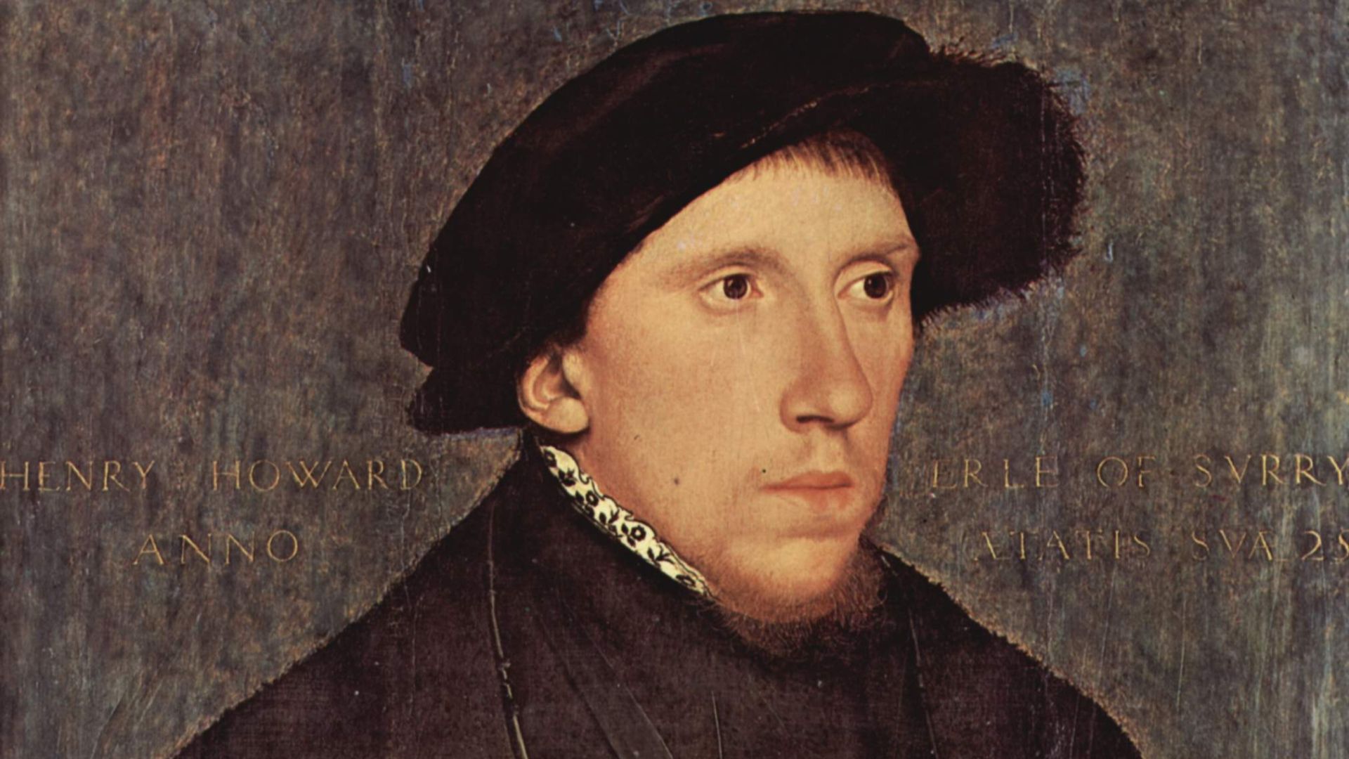 Portrait of Henry Howard, Earl of Surrey (c.1516/7–1547), one of the founders of English Renaissance poetry.
