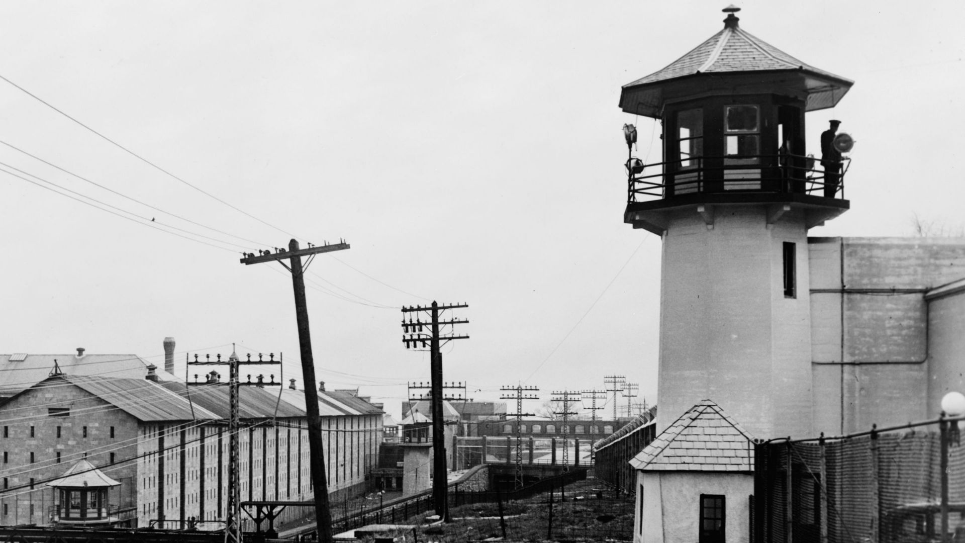 Old cell block, Sing Sing Prison where Richard Whitney is housed / World Telegram photo by C.M. Stieglitz.