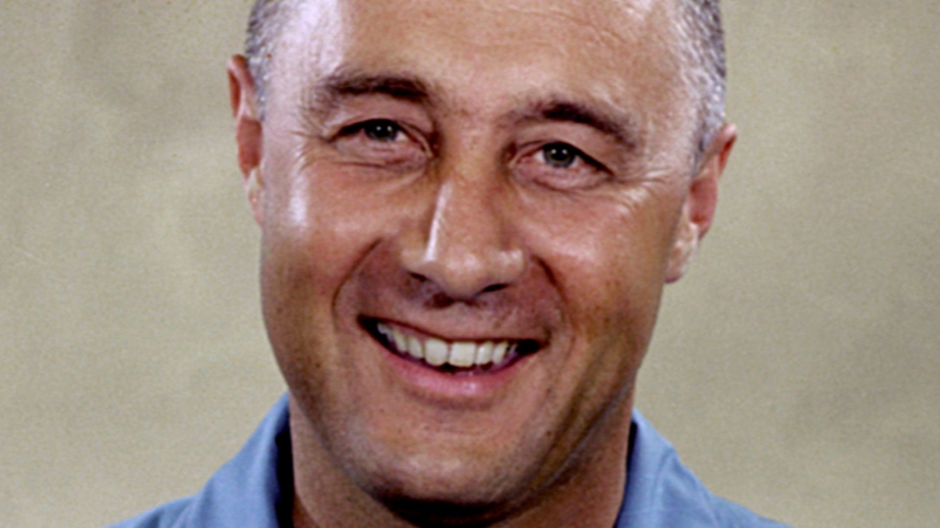 Portrait of the Apollo 1 prime crew for first manned Apollo space flight member Virgil Ivan