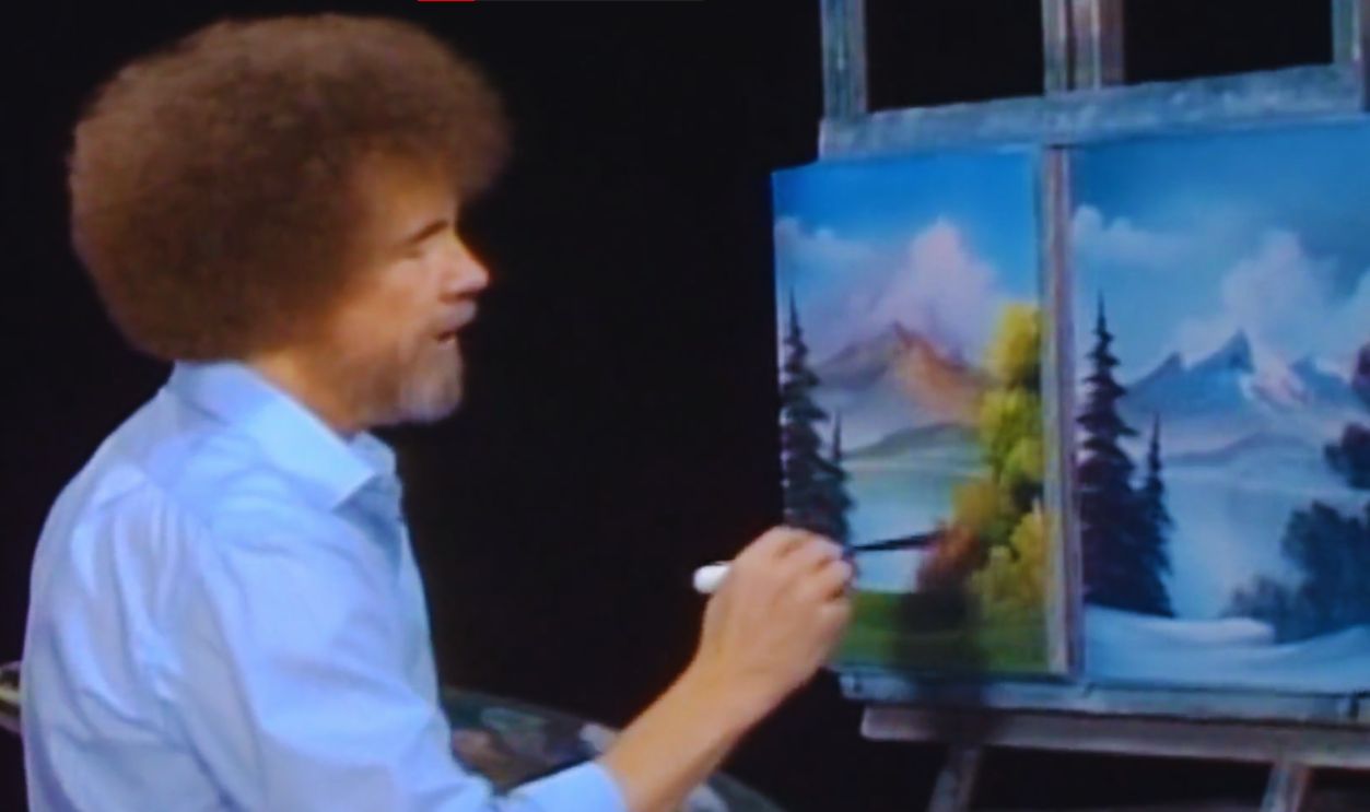 Screenshot from Bob Ross: Happy Accidents, Betrayal & Greed (2021)