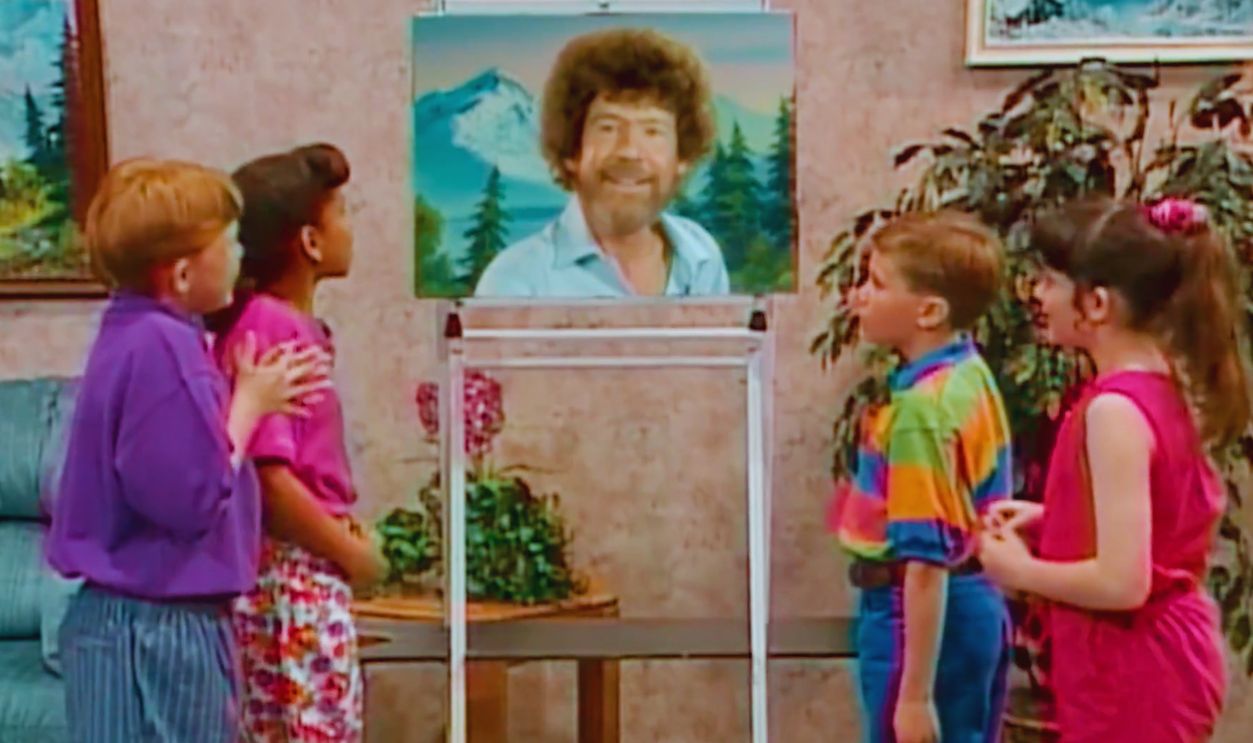 Screenshot from Bob Ross: Happy Accidents, Betrayal & Greed (2021)