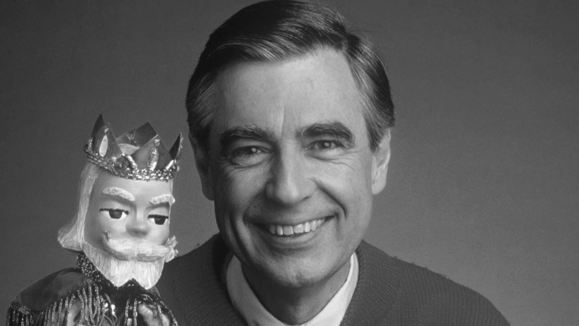 (From left) King Friday XIII and Fred Rogers