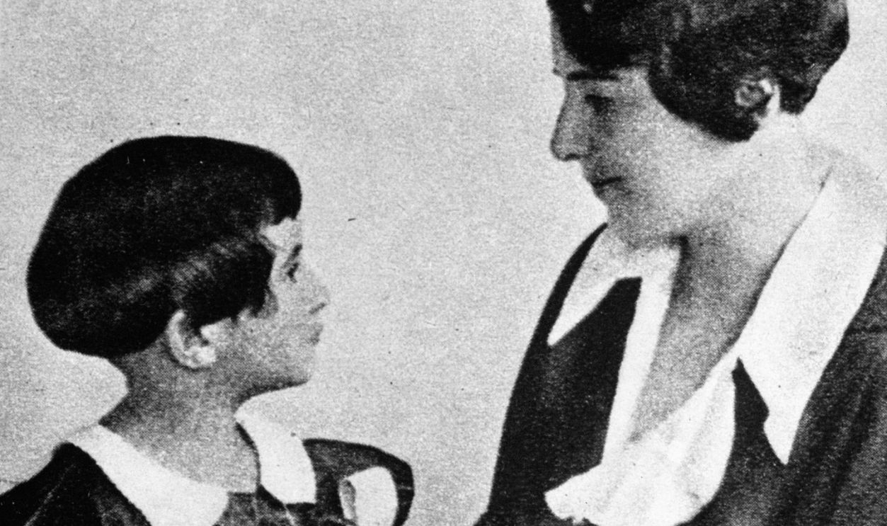 Nadezhda Alliluyeva, second wife of Soviet Union ruler Joseph Stalin, and her daughter Svetlana. Nadezhda was to commit suicide in November of 1932, and Svetlana was defect to the West in 1967.