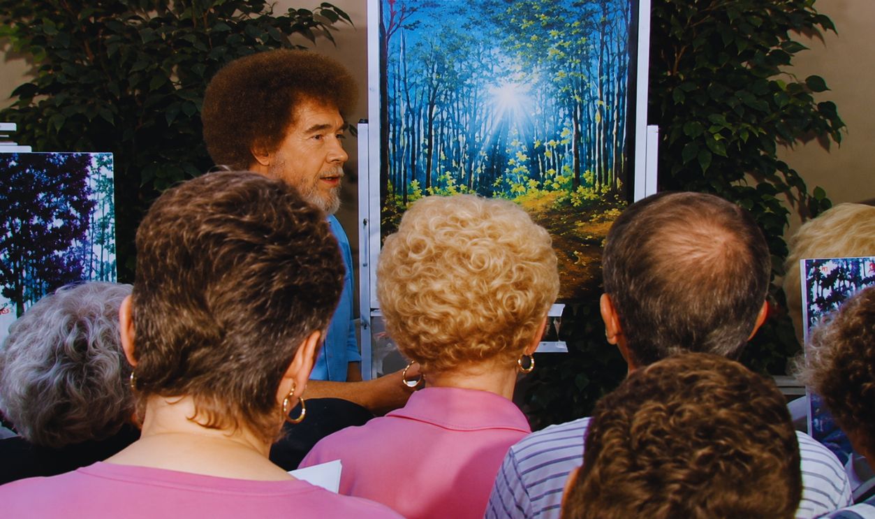 Screenshot from Bob Ross: Happy Accidents, Betrayal & Greed (2021)