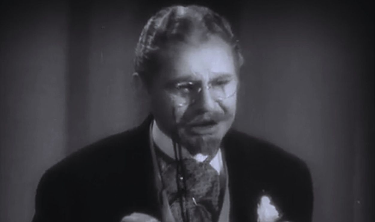 Screenshot from The Man with Two Faces (1934)