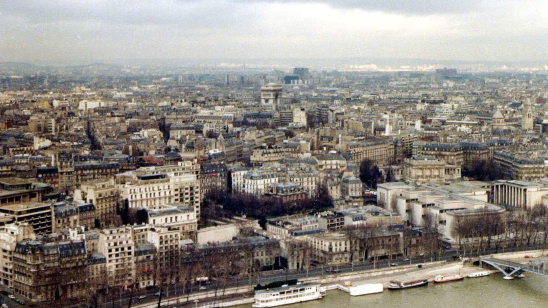 View from the Eiffel Tower, Paris.