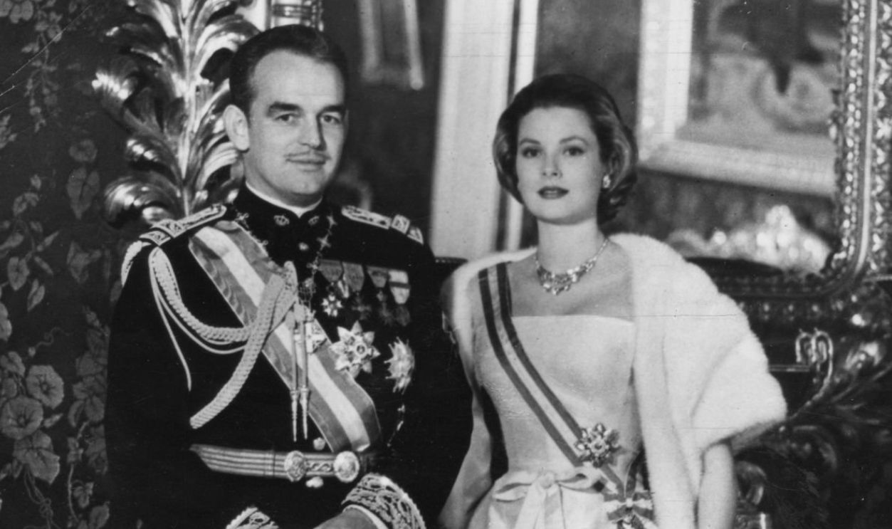 Prince Rainier III and Princess Grace of Monaco, 20th century. American actress Grace Kelly (1929-1982) married Prince Rainier of Monaco in 1956 and became Grace, Princess of Monaco. She was tragically killed in a car accident in 1982.