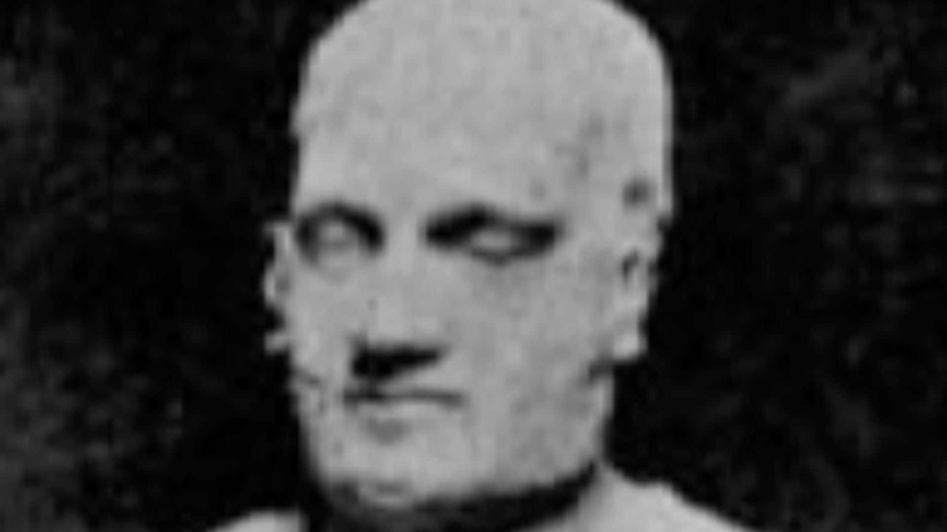 Photo of the Cardiff Giant while on display at the Bastable in Syracuse, NY.  Circa 1869.