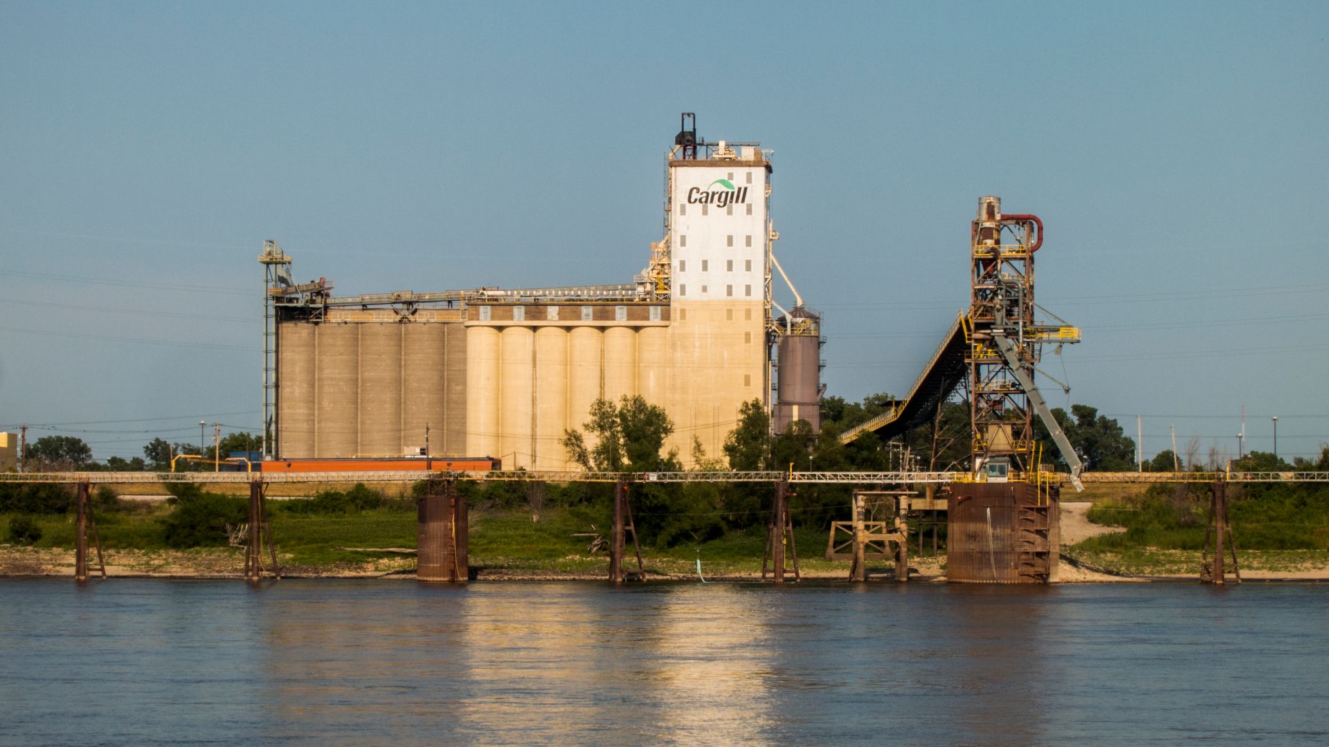 Cargill grain elevator in East St. Louis, Missouri.