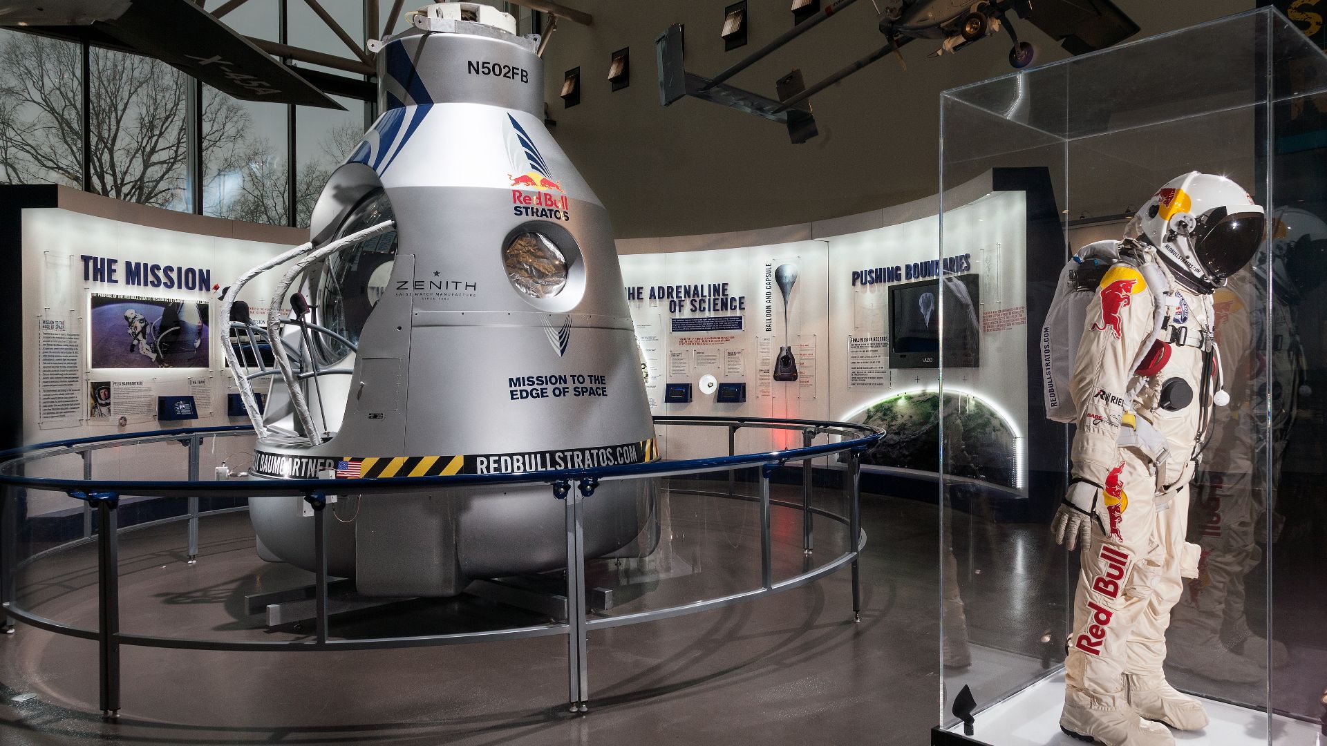 Red Bull Stratos exhibit