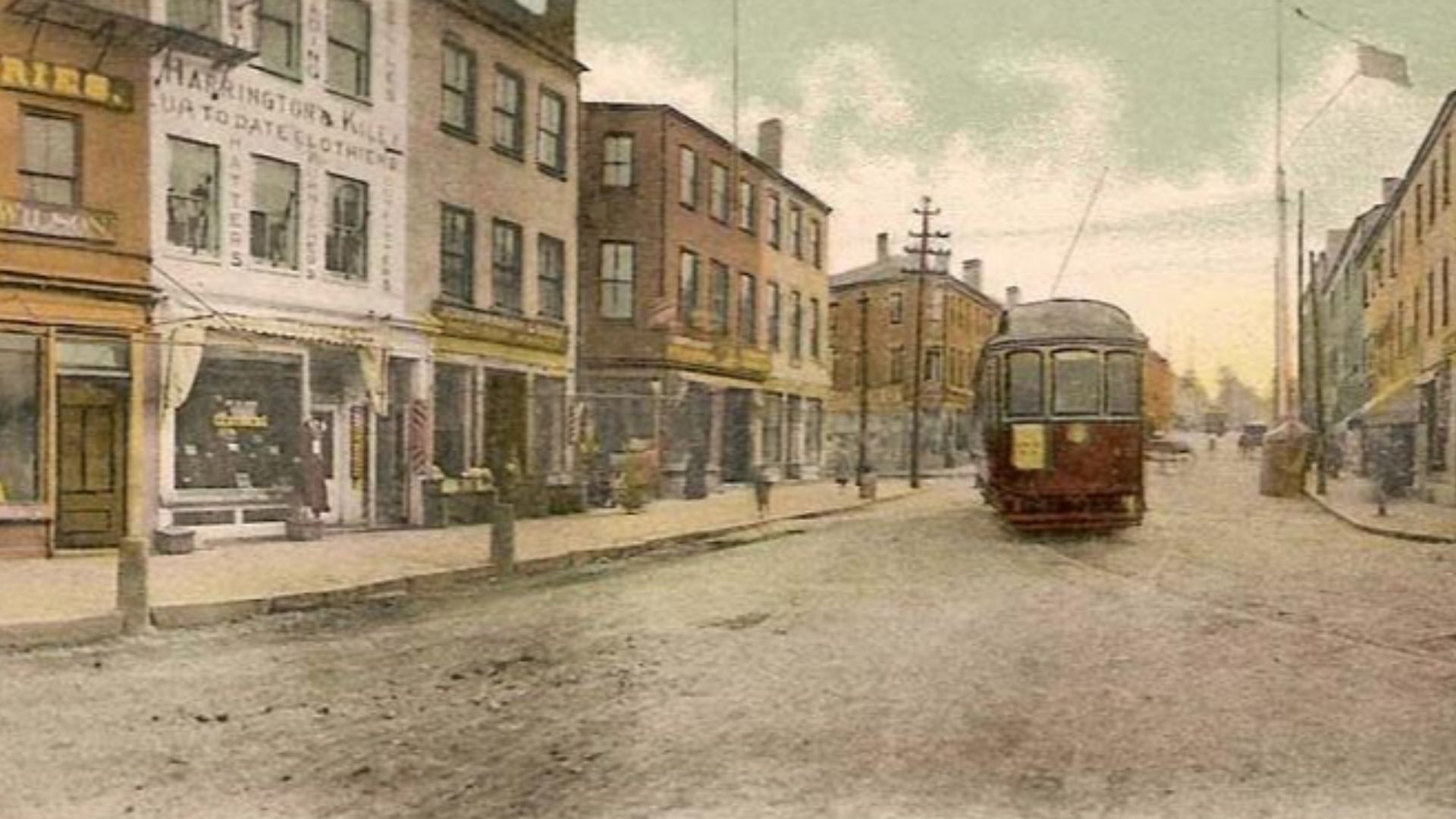 State Street from Market Square, Newburyport, MA; from a 1906 postcard.
