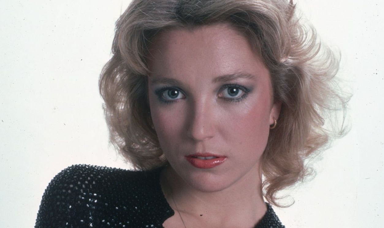 (Original Caption) : 1978- Picture shows country music singer, Tayna Tucker, wearing a black sequins jacket with a pin in the middle. 