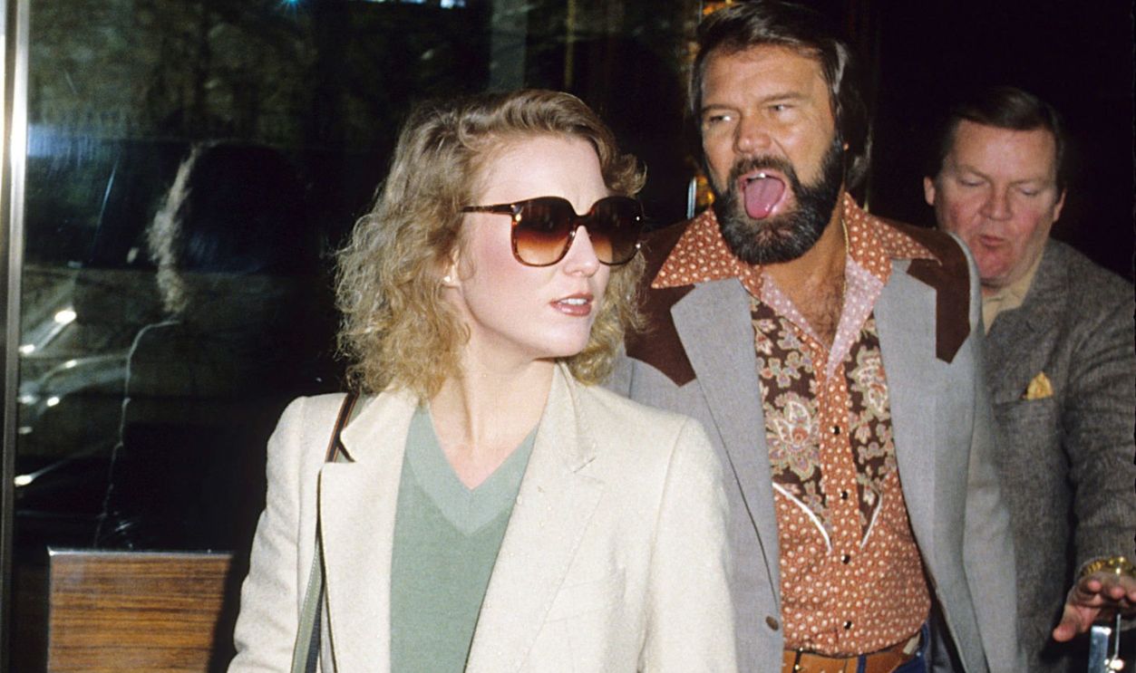 Glen Campbell and Tanya Tucker during Glen Capbell Sighting at Carlton Tower Hotel at Carlton Tower Hotel in London, Great Britain.