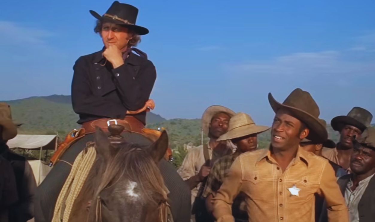 Screenshot from Blazing Saddles (1974)