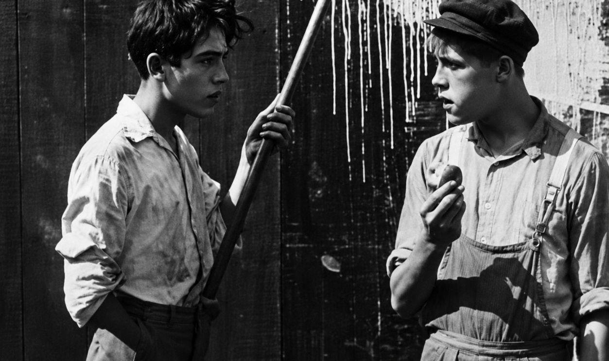 Screenshot from Tom Sawyer (1917) 