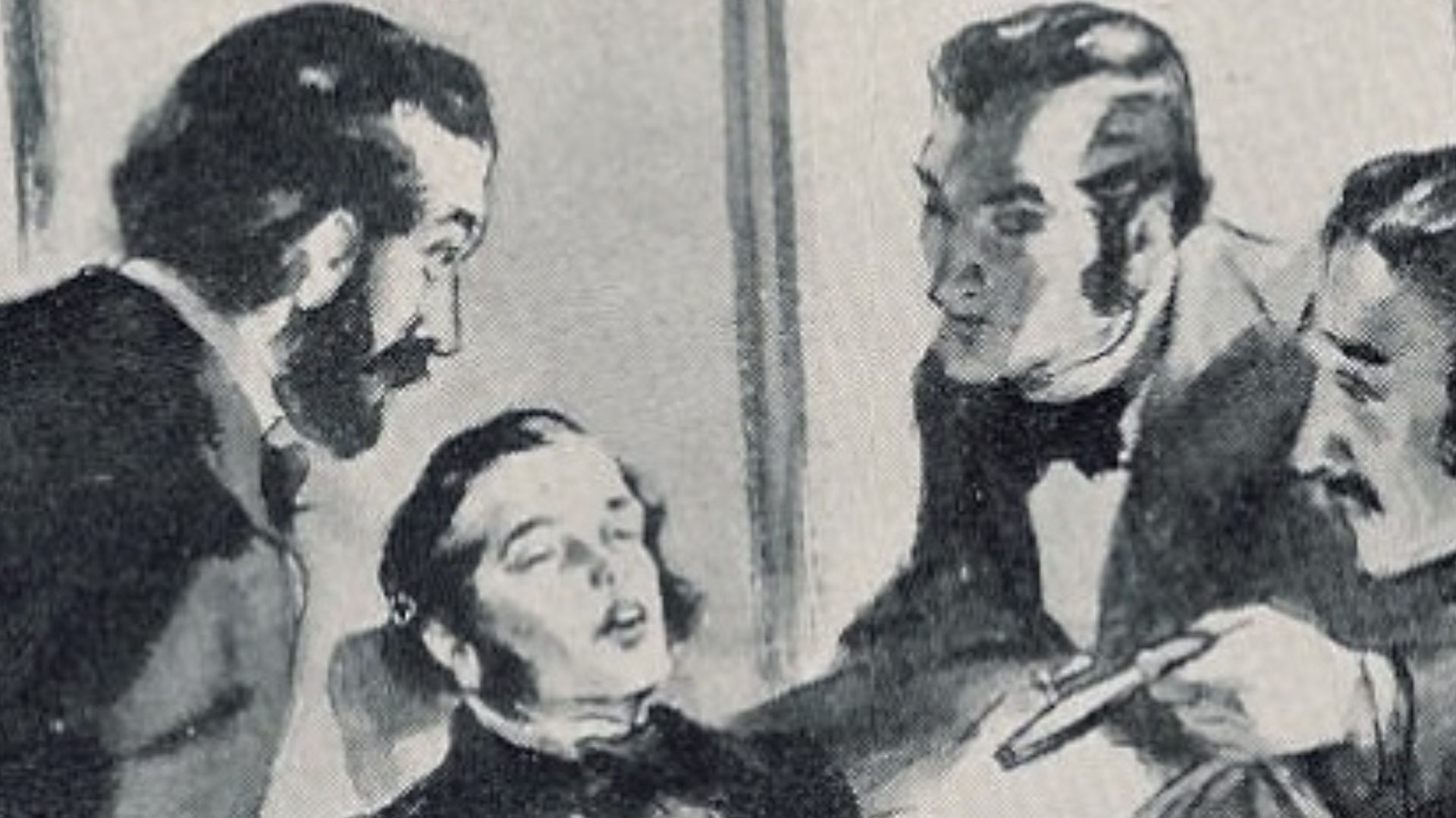 Un dentista si appresta ad estrarre un dente a Horace Wells