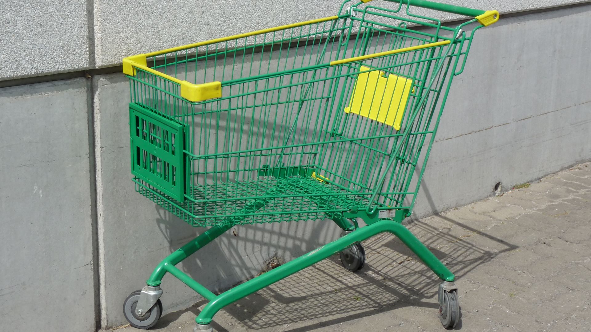 Shopping cart in Tallinn, Estonia