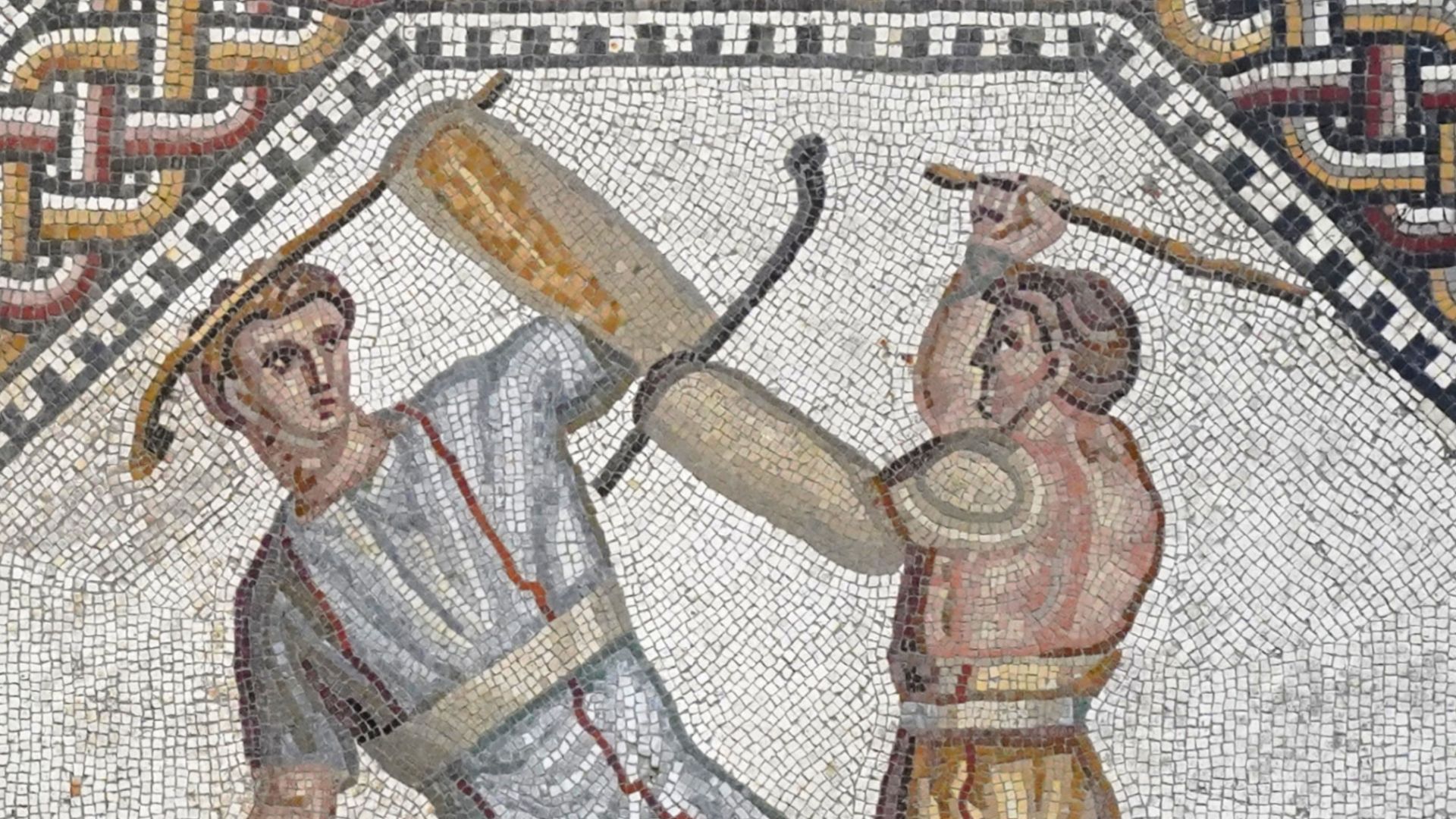 The early history of the settlement at Nennig is obscure, but the site is today best known for the well-preserved ruins of a Roman villa dating from the first century AD. The Villa was discovered in 1852 by a peasant working on his land. The mosaic was re
