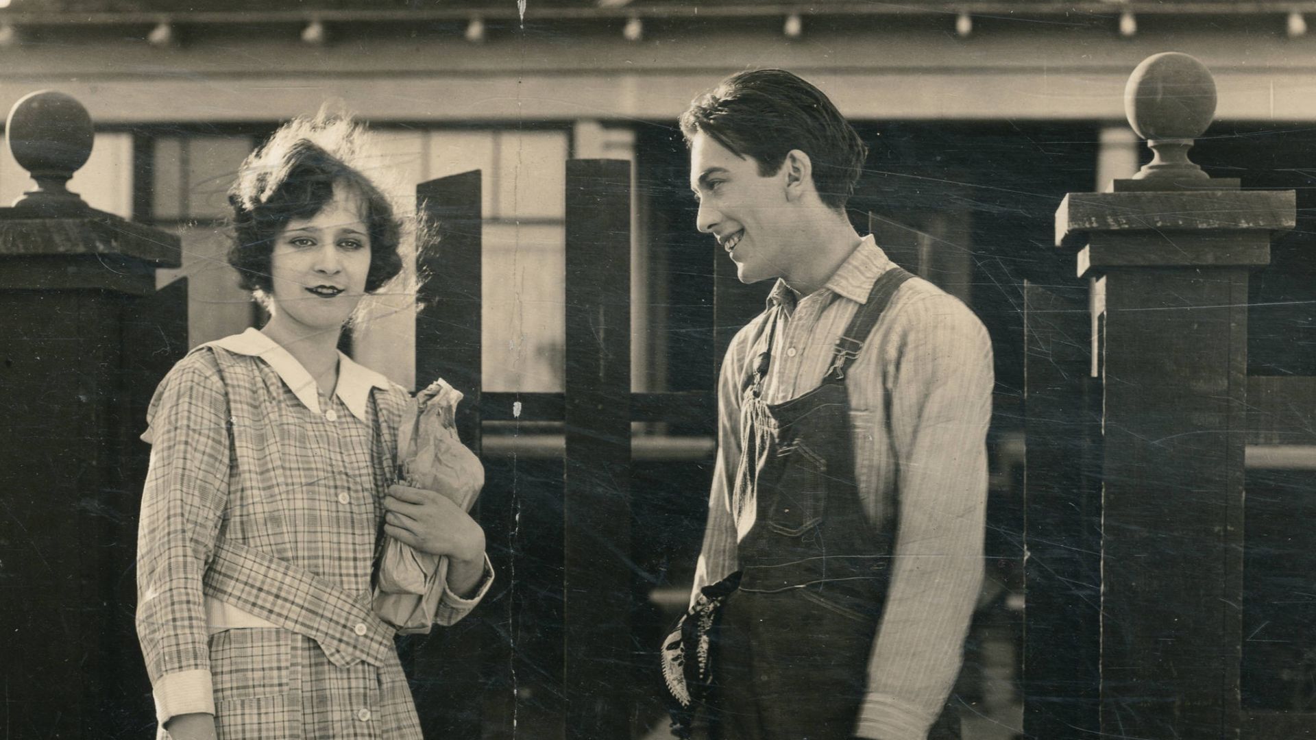A scene from the American comedy film In Wrong (1919) which played at the Strand Theater, Seattle. Includes Jack Pickford.  Dated Oct. 19, 1919.
Subjects: actors, motion pictures