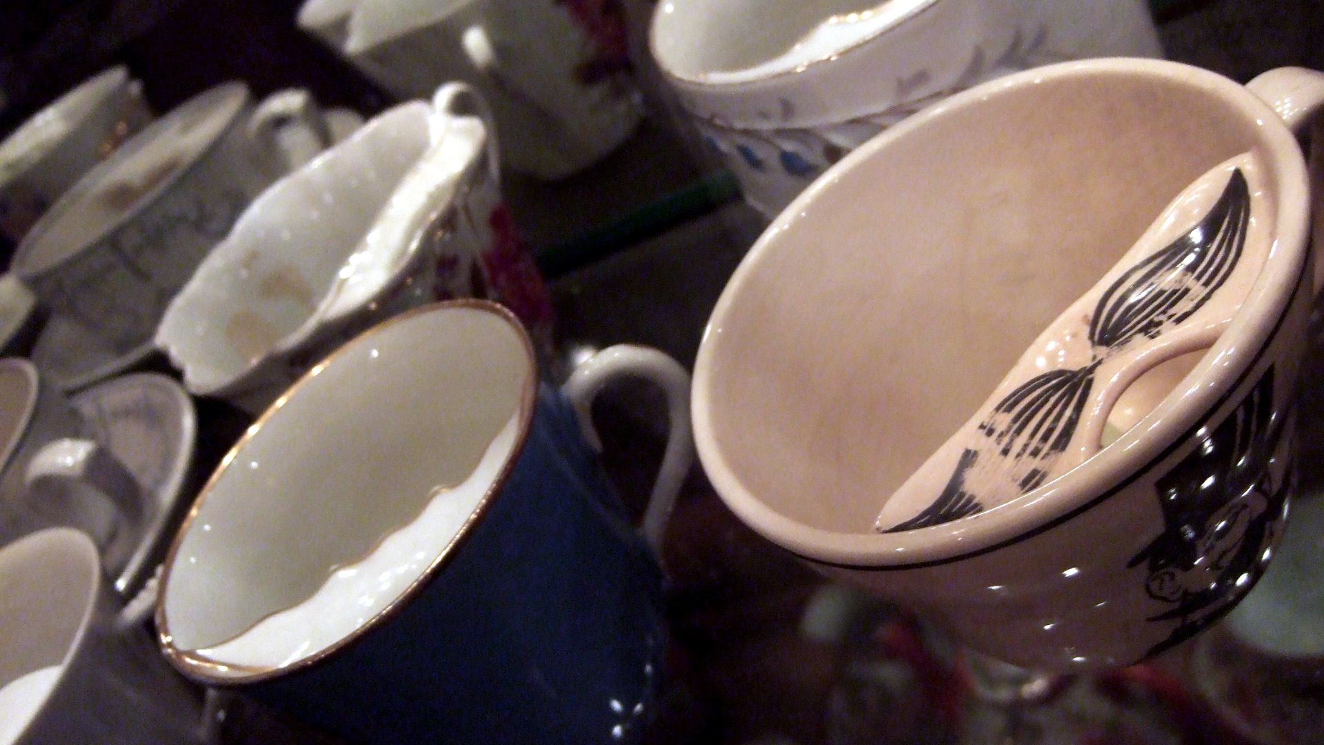 Moustache cups, to keep moustaches dry while drinking teaTea museum