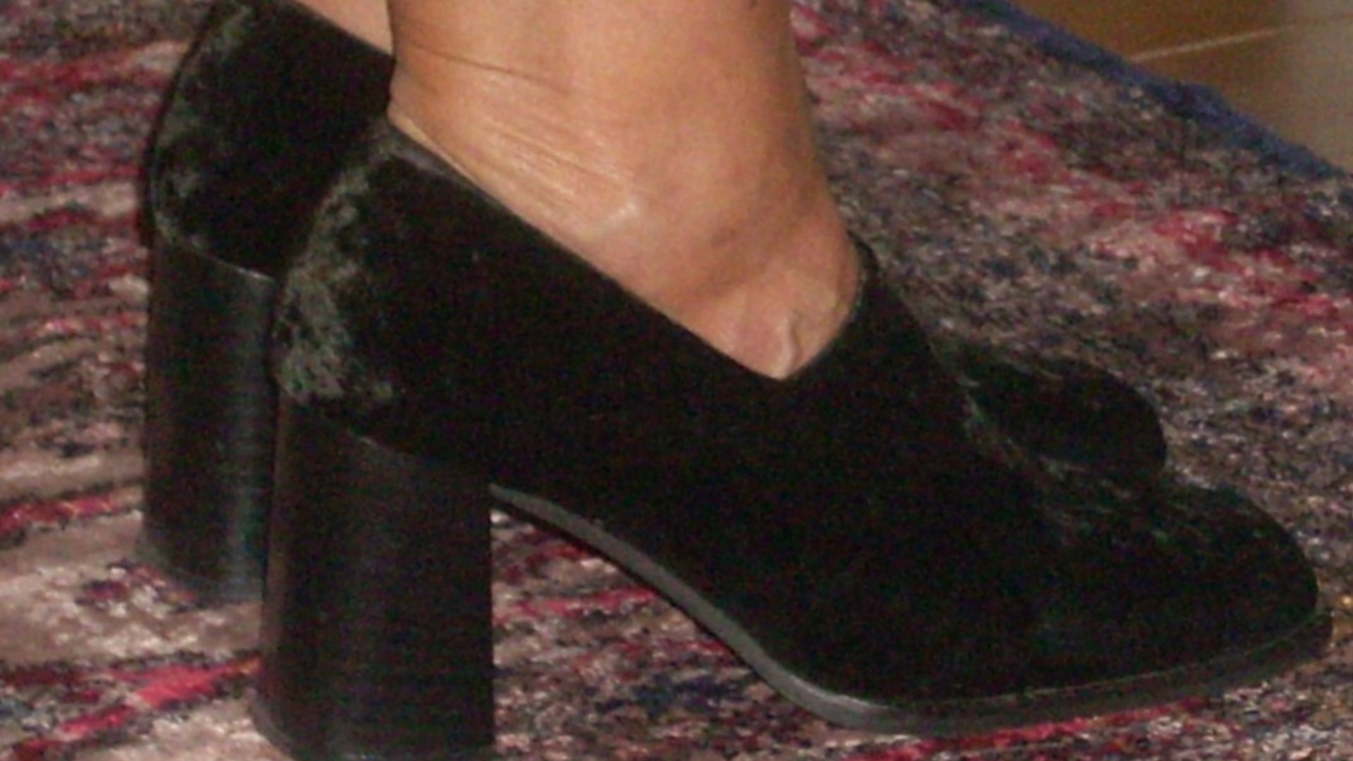 photo of a pair of platform shoes worn in 1996