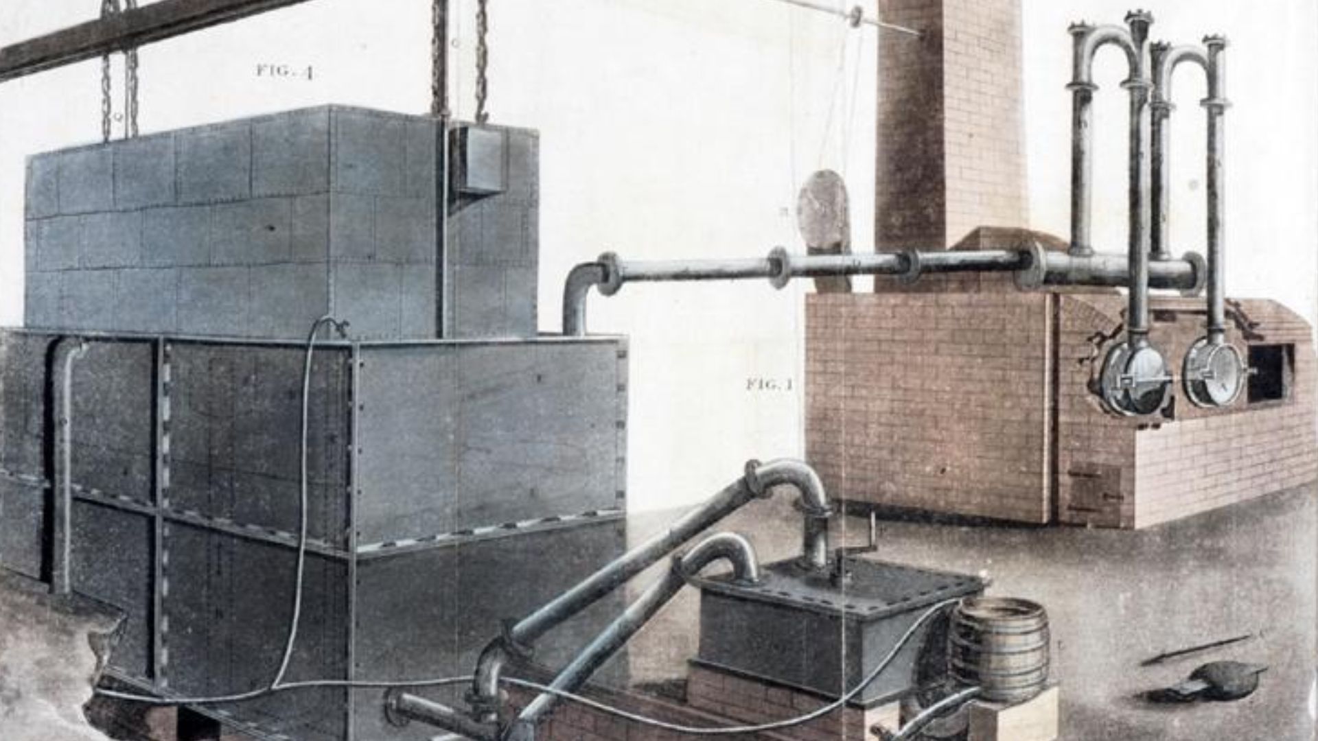 Gas plant as described by Frederick Accum