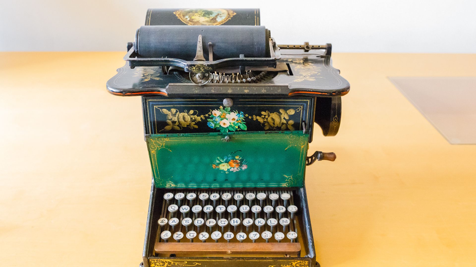 The Sholes and Glidden typewriter (also known as the Remington No. 1)