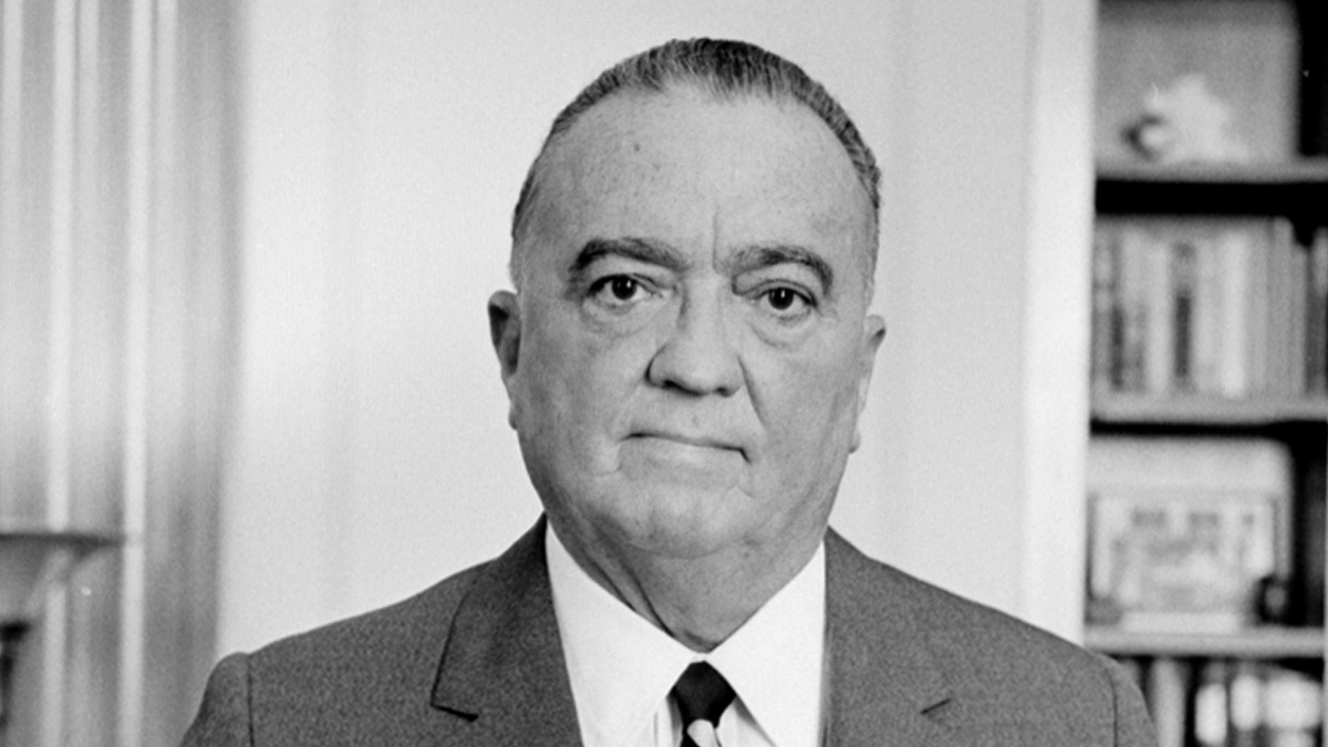 J. Edgar Hoover, head of the U.S. Federal Bureau of Investigation, 1961.