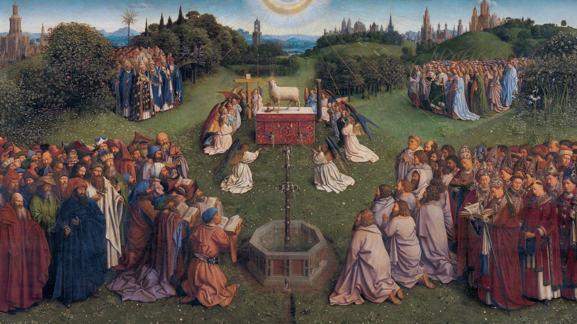 File:Ghent altarpiece, middle panel, by Hubert van Eyck.jpg