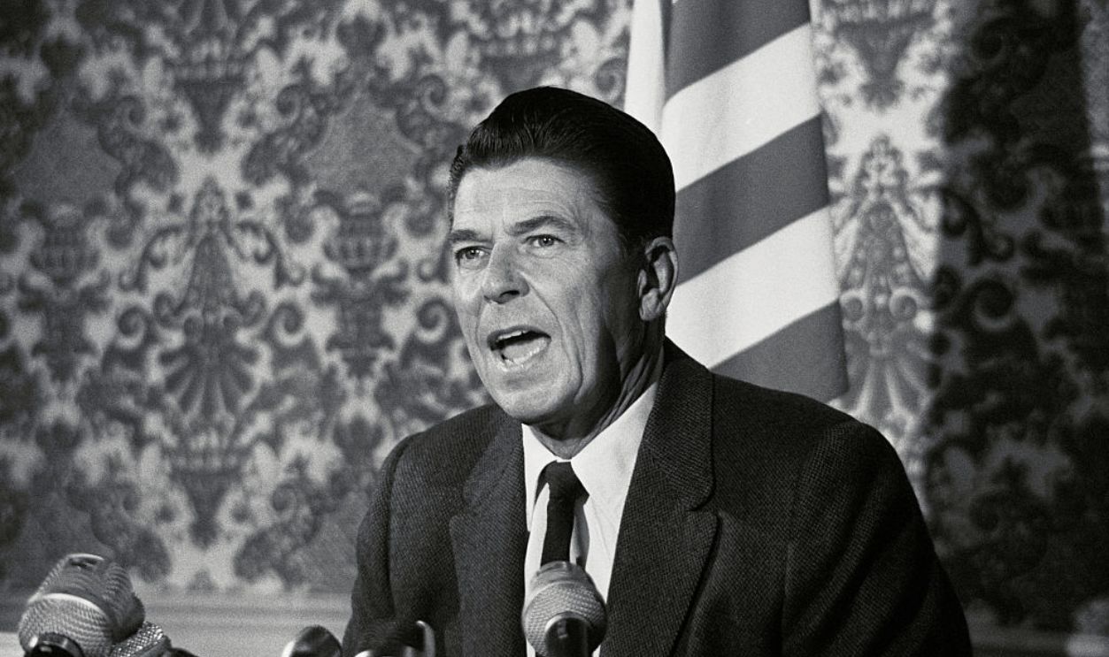 Governor-elect Ronald Reagan calling a special news conference to comment on student protests at the University of California, Berkeley campus.