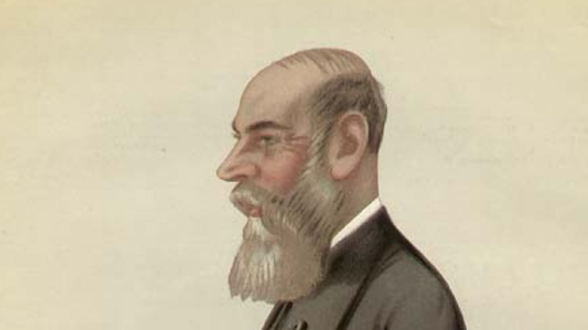 Caricature of Charles Cunningham Boycott (1832-1897). Caption read