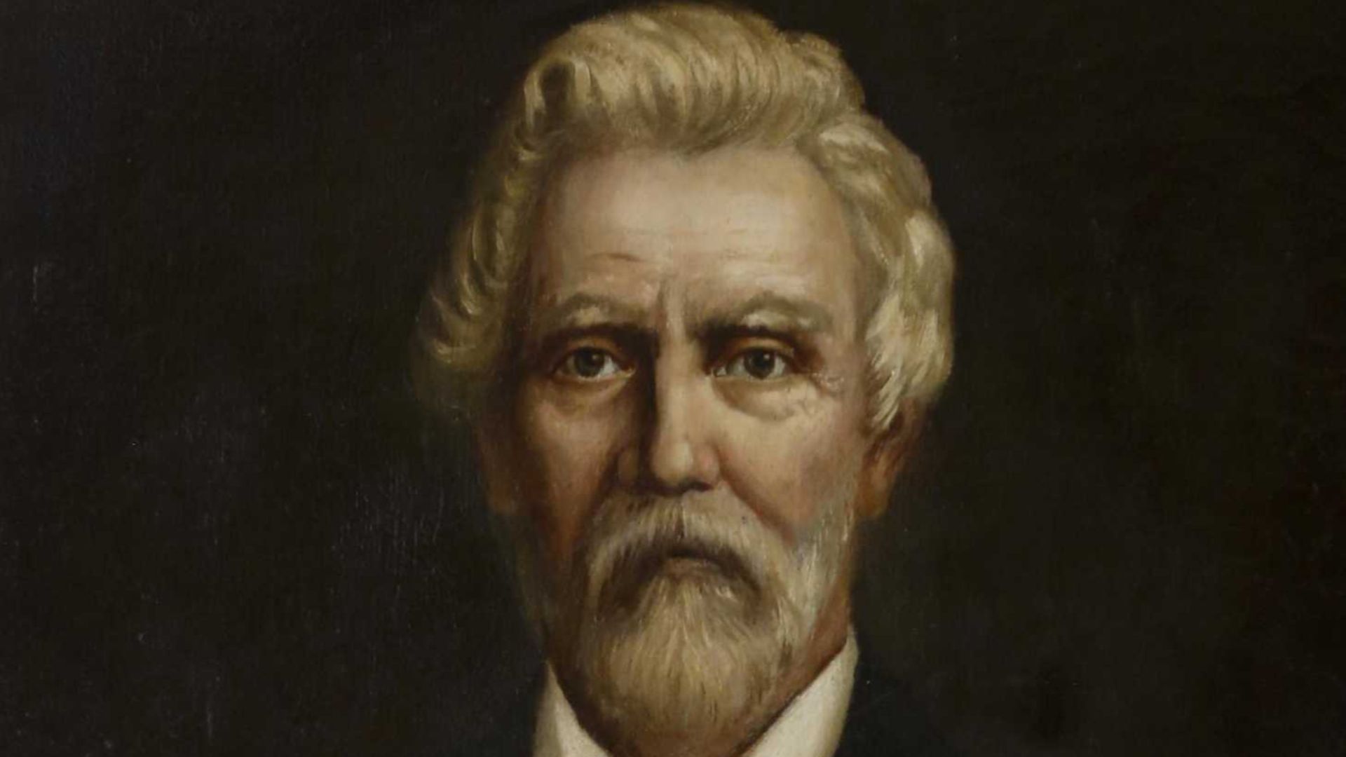 A painted portrait of Samuel Augustus Maverick (23 July 1803 – 2 September 1870), a Texas lawyer, politician, land baron and signer of the Texas Declaration of Independence.