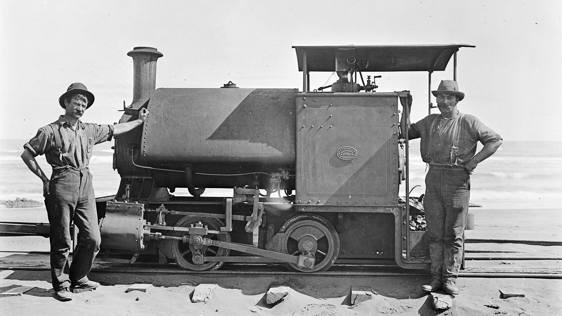 Steam railway locomotive