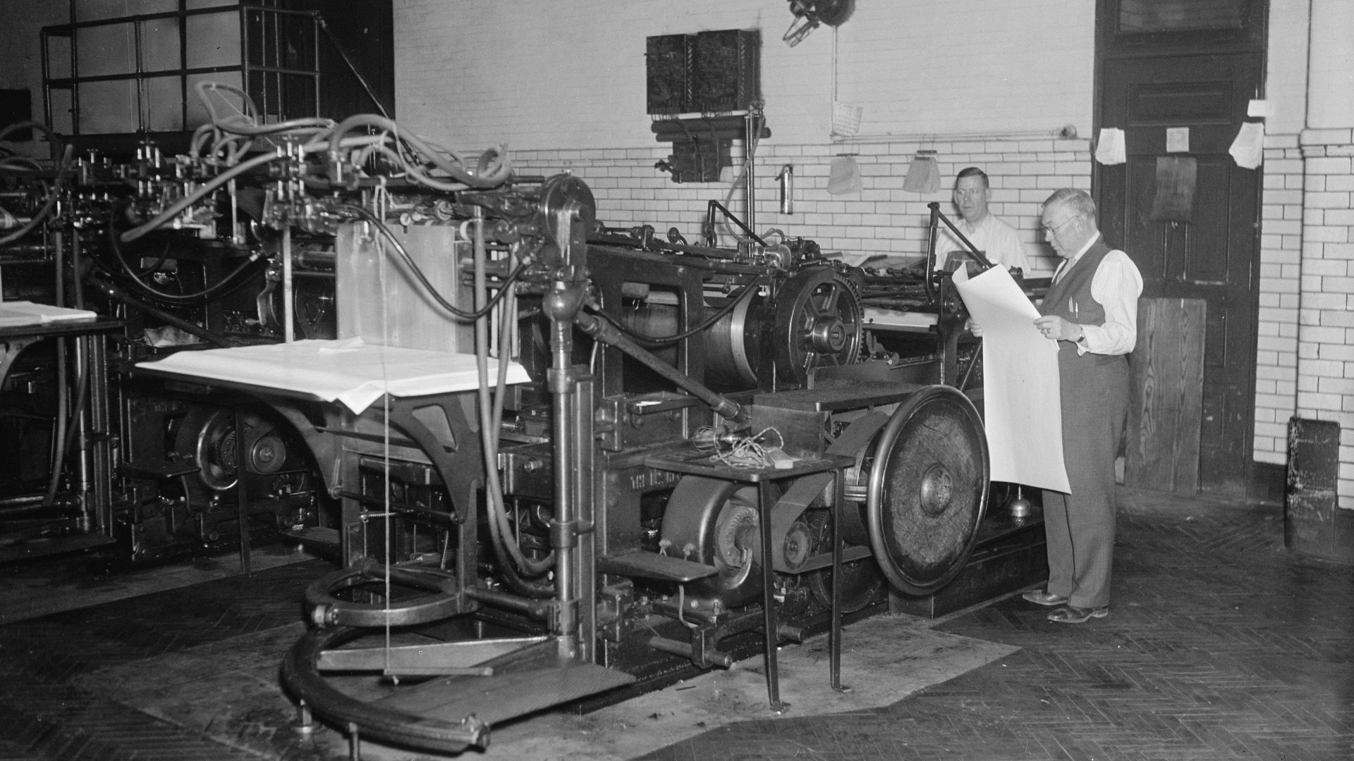 Title: Govt. Printing Office, B.E. Burr, Sup't of Press work. 30 years with Gov. Printing Office
Abstract/medium: 1 negative : glass ; 4 x 5 in. or smaller