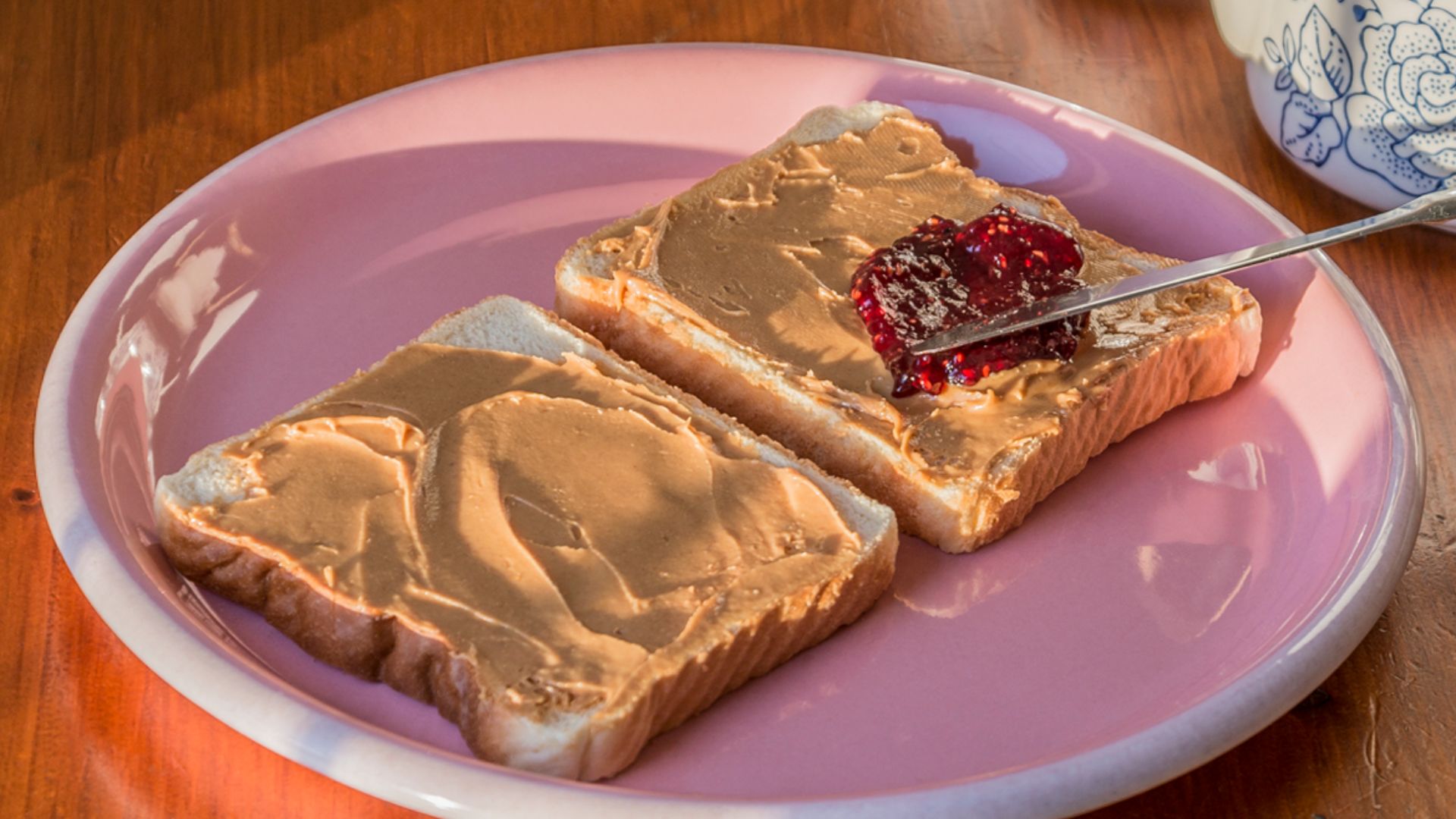 Peanut butter and jelly sandwich