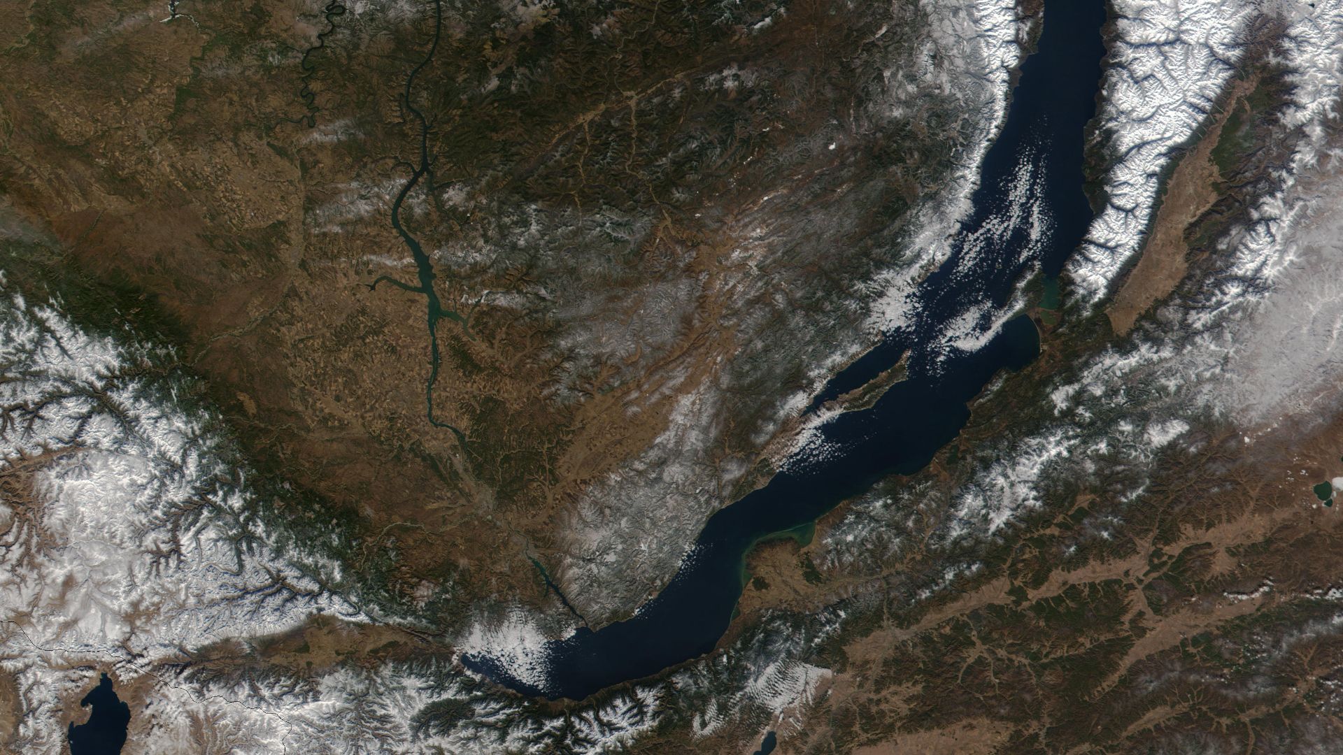Lake Baikal from satellite
Sensor: Terra/MODIS