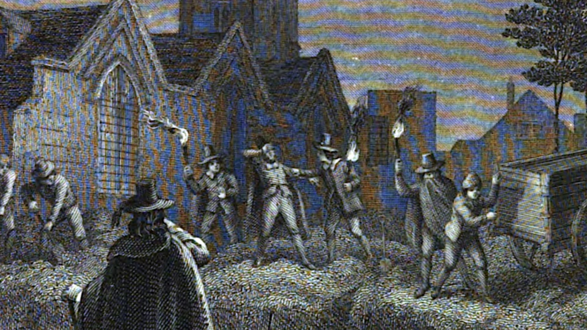 Illustration by George Cruikshank for an 1876 edition of Daniel Defoe's